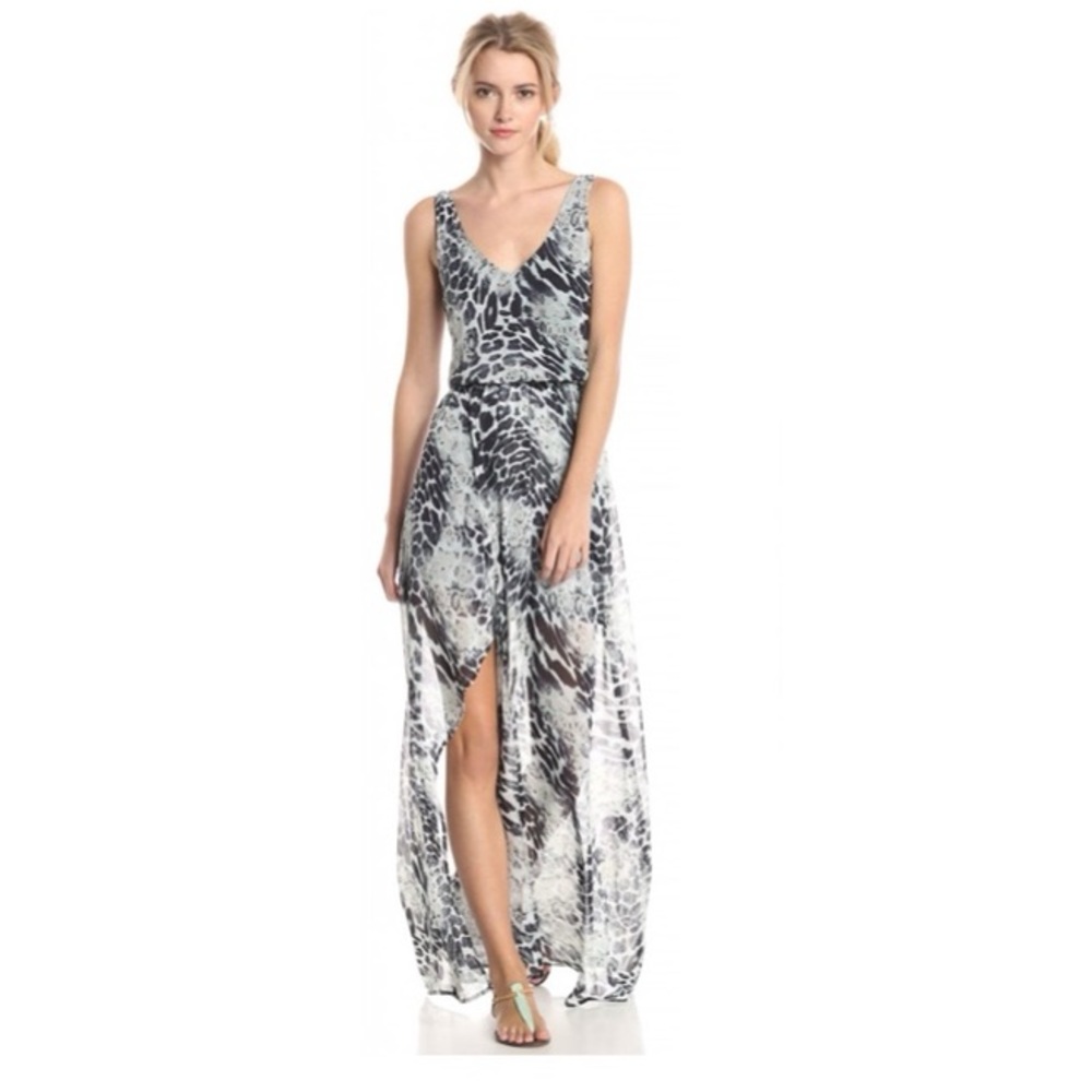 Show Me Your MuMu Kendall Maxi Cobra Cat Print Dress